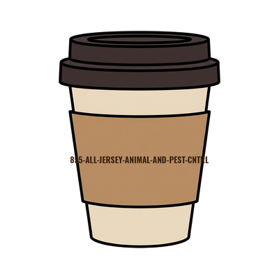 855-ALL-JERSEY-ANIMAL-AND-PEST-CNTRL on a coffee cup